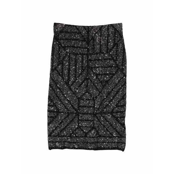 サーカス・泊まり レディース スコート ボトムス Geometric sequin skirt Silver