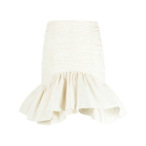 ジャンパトゥ レディース スコート ボトムス Peplum-hem high-waisted skirt Neutrals