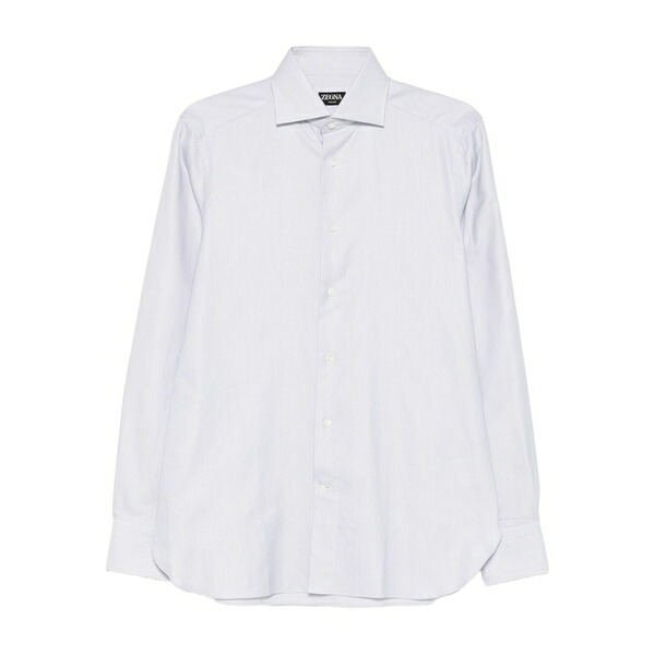 ゼニア メンズ プルオーバー トップス Cotton shirt Purple