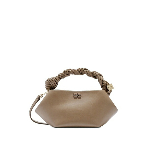 ガニー レディース トートバッグ 御徒面子 Mini bou logo tote bag Brown