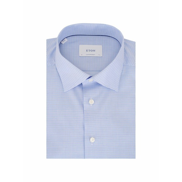 エトン メンズ ティーシャツ トップス Patterned shirt Blue