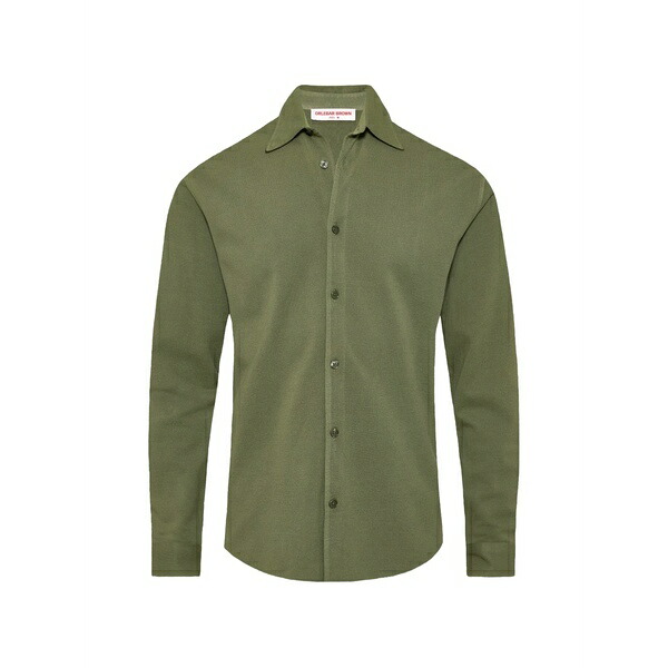 オール赤ちょうちん 赤銅色 メンズ ティーシャツ トップス Giles shirt Green