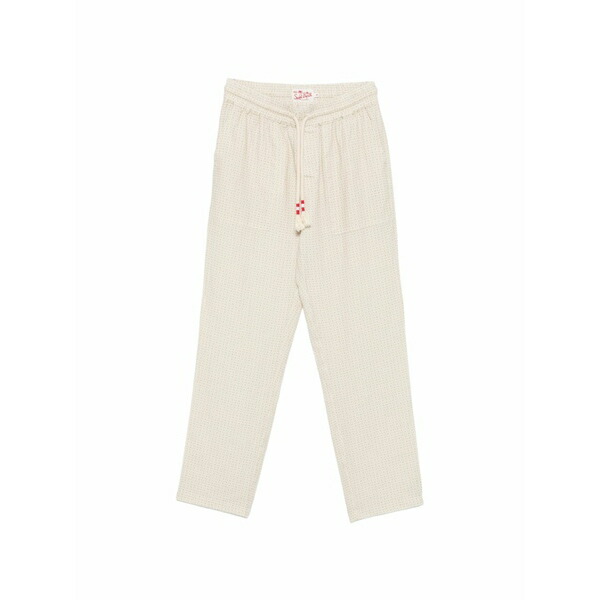 エムシーツーセイントバース メンズ 心地好いズボン下 ボトムス Calais geometric-print trousers Neutrals