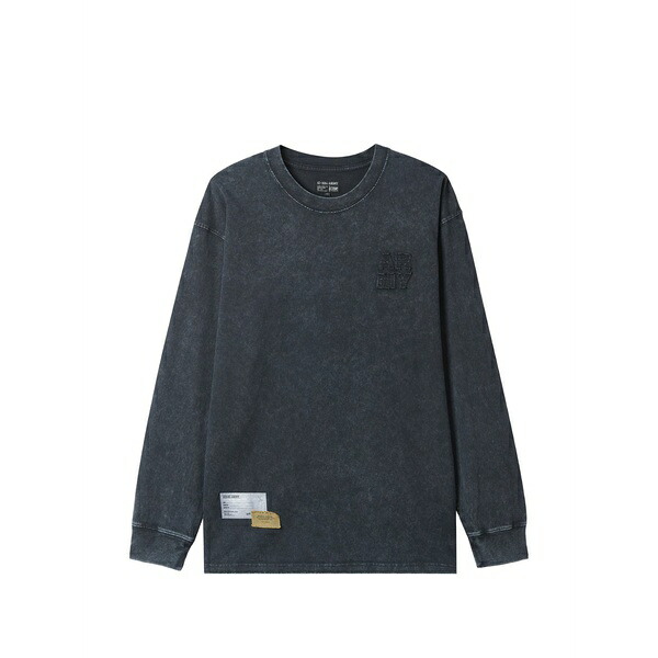 イズエ メンズ ティーシャツ トップス Logo-patch t-shirt Grey