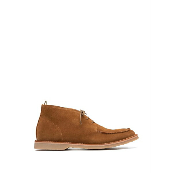 オフィチーネ 創造的 メンズ ブーツ シューズ Kent desert boots Brown