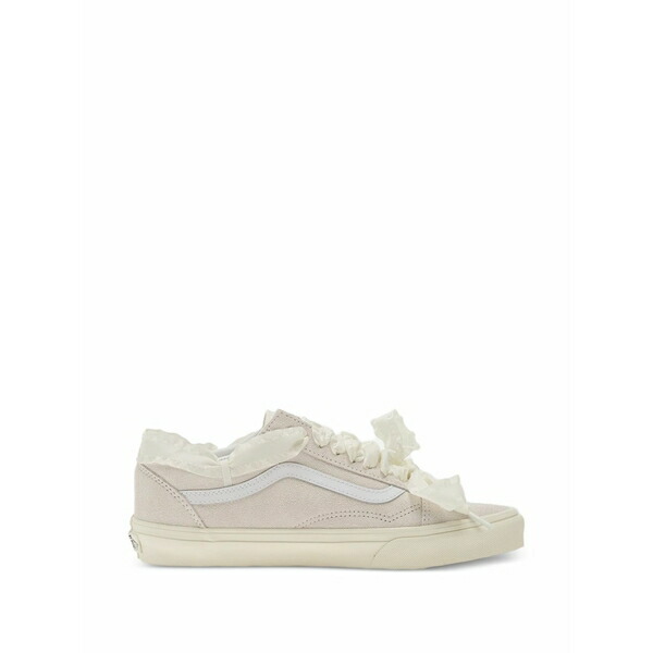 バンズ メンズ スニーカー シューズ Ruffle-trimmed old skool sneakers White