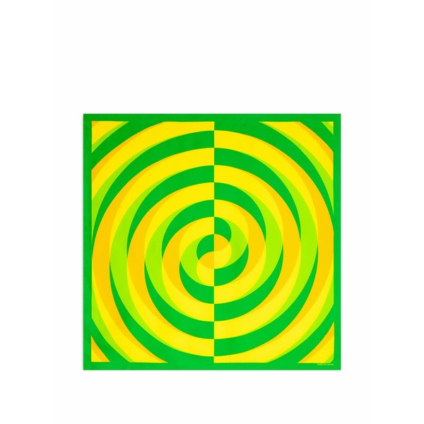 ドリス・ヴァン・ノッテン レディース えり巻き・袈裟・えり巻き 付属物 Patterned square scarf Yellow