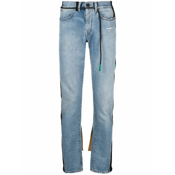 オフホワイト メンズ デニムパンツ ボトムス Regular fit jeans Blue｜asty