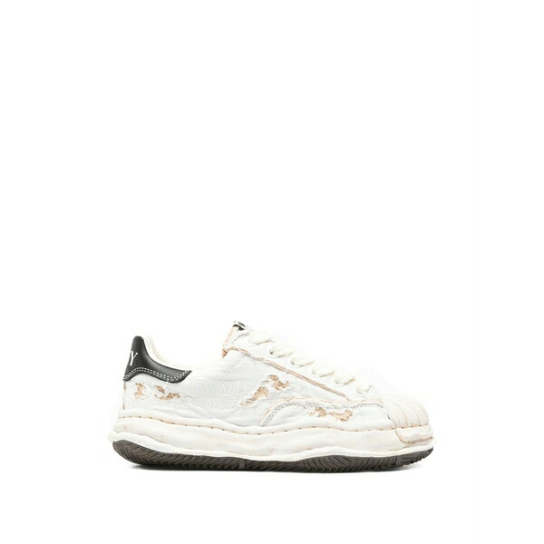 ミハラヤスヒロ レディース スニーカー シューズ Blakey distressed sneakers White|asty