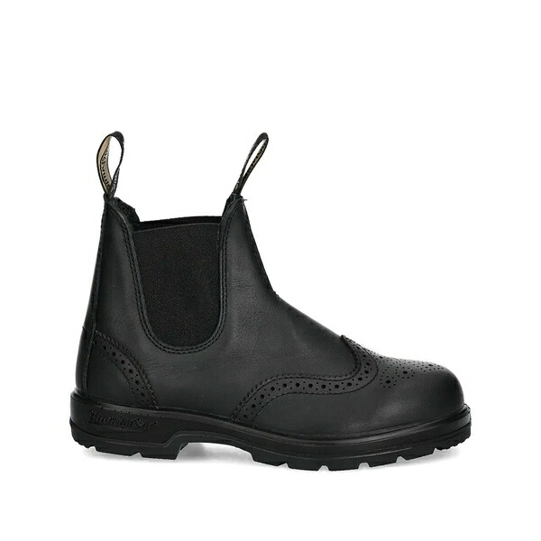ブランド名石ころ レディース ブーツ シューズ Brogue chelsea boots Black