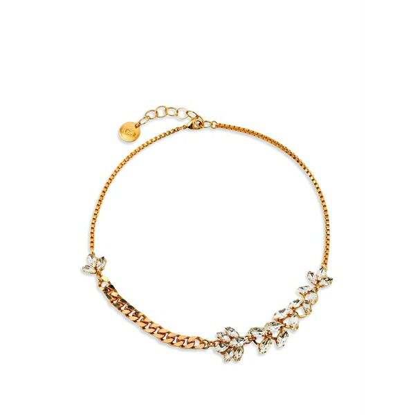 アントンヒュニス メンズ 頸飾り・チョー鉄道車両 添え物 Crystal-embellished necklace Gold