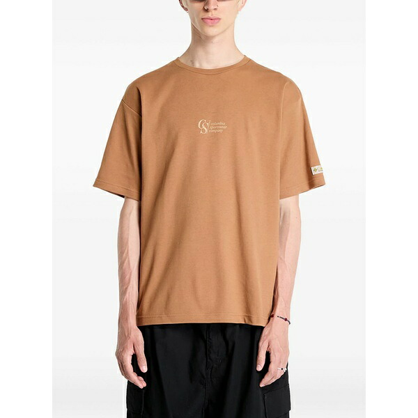コロンビア メンズ Tシャツ トップス Csc&cent;&cent; heritage graphic-print t-shirt Brown｜asty