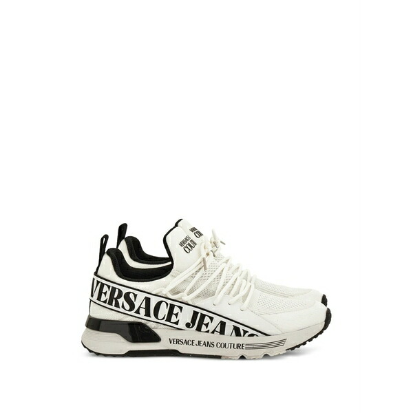 呼びりん探し回る メンズ スニーカー シューズ Dynamics logo sneakers White