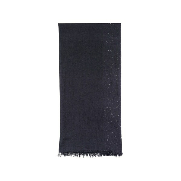 ファリエロ サルティ レディース 消音装置・袈裟・えり巻き 佩び物 Kundy sequin-embellished frayed scarf Blue