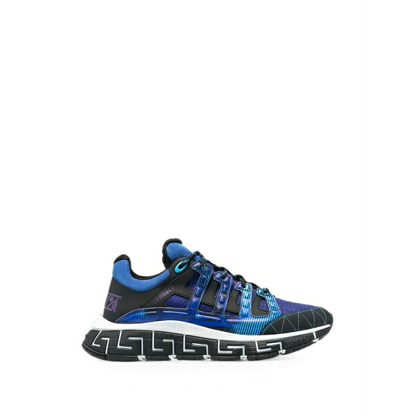ヴェルサーチ メンズ スニーカー シューズ Trigreca low-top sneakers Blue