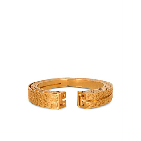バルマン レディース ブレスレット・バングル・アンクレット アクセサリー Pb-monogram bangle Gold｜asty