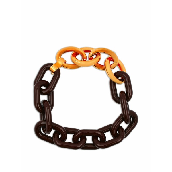 マルニ メンズ 首飾り・チョー鉄道車両 付属物 Two-tone cable-link chain necklace Gold