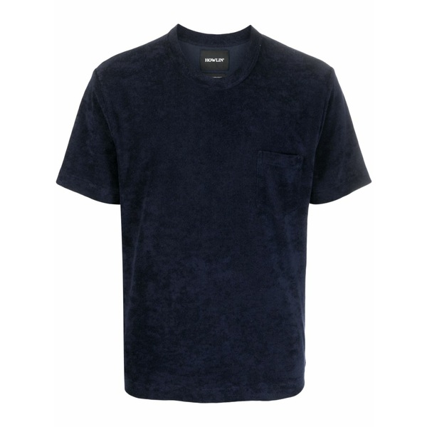 ハウリン メンズ プルオーバー トップス Sponge terryclotch t-shirt  Blue