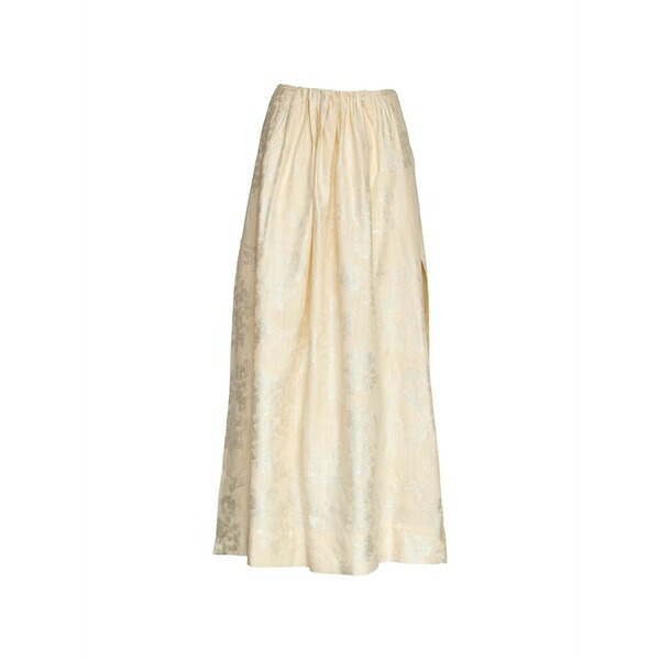 デパートメントファイブ レディース スコート ボトムス Side-slit long skirt Neutrals