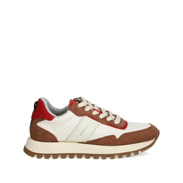 ガント レディース スニーカー シューズ Lace-up panelled sneakers White