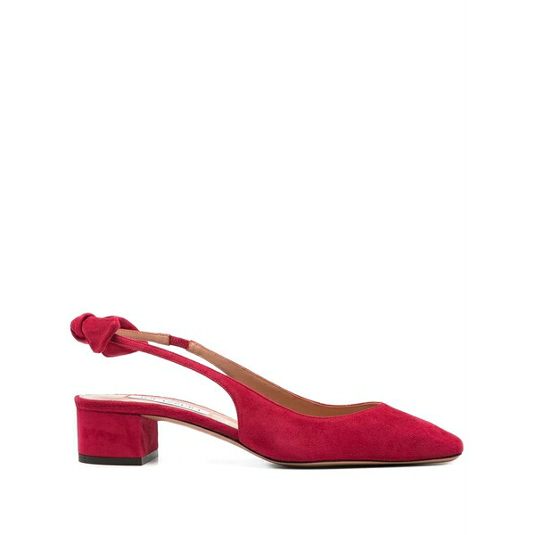 アクアズーラ レディース パンプス シューズ 35粍 very bow tie pumps Pink