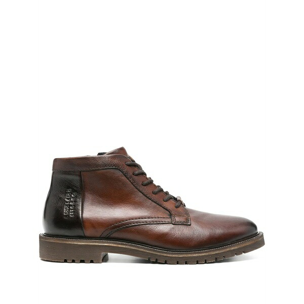 ブガッティ メンズ ブーツ シューズ Lace-up boots Brown