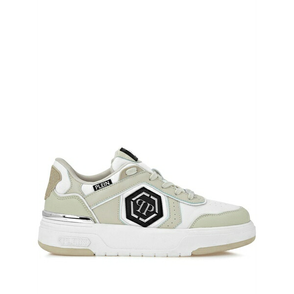 フィリップ飾り気の無い メンズ スニーカー シューズ Sk8r plein low-top sneakers Neutrals
