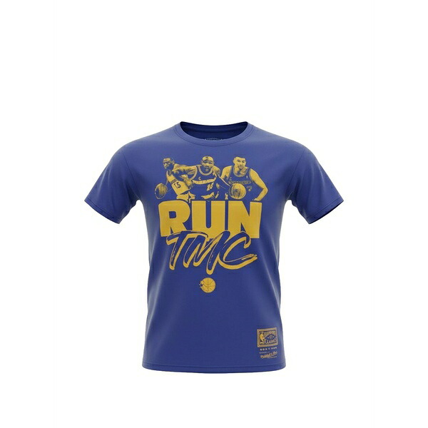 ミッチェル\u0026ネス メンズ プルオーバー トップス  nba golden state warriors hardwood classis t-shirt Blue