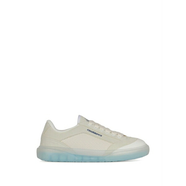 カサブランカ メンズ スニーカー シューズ Del mar lace-up leather sneakers White｜asty