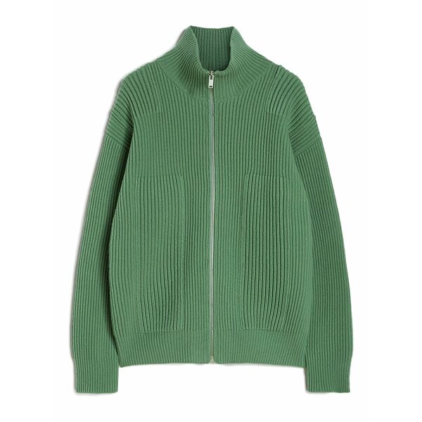 ジル・サンダー メンズ ジレー アウター Wool cardigan Green