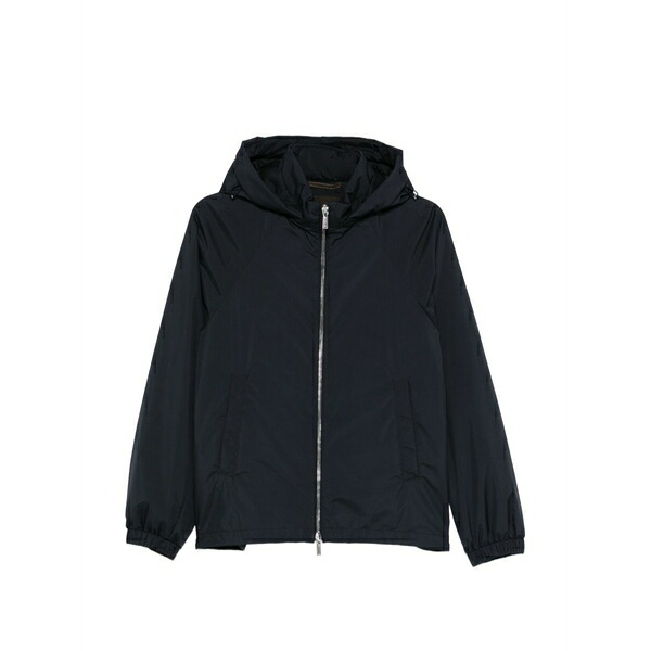 ムーレー レディース 上衣＆上衣 アウター Zip-up hooded jacket Blue