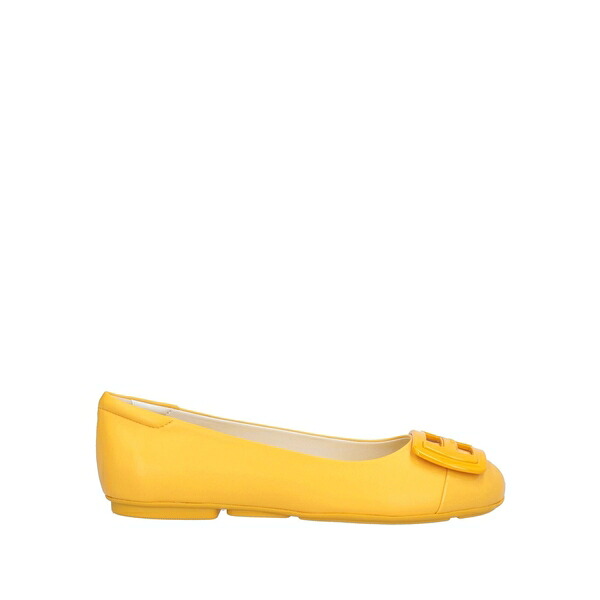 【送料無料】 ホーガン レディース サンダル シューズ Ballet flats Yellow｜asty