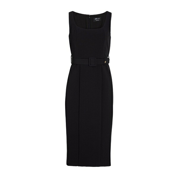 【送料無料】 ブルマリン レディース ワンピース トップス Midi dresses Black