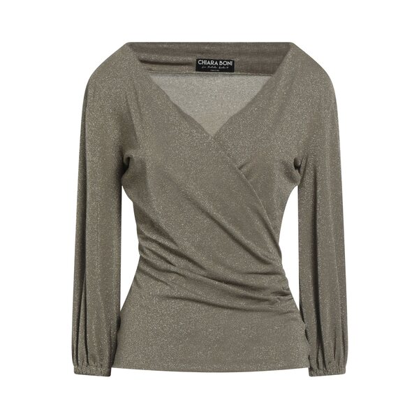 【送料無料】 チアラ・ボニ・プティ・ローブ レディース Tシャツ トップス Tops Gold|asty