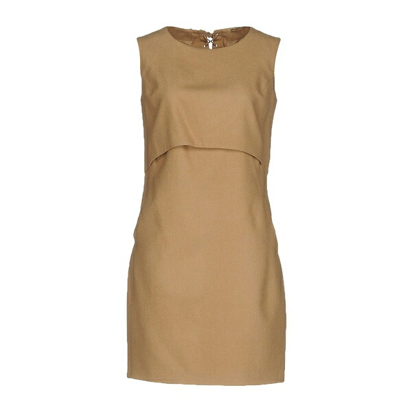 【送料無料】 エルマンノ シェルヴィーノ レディース ワンピース トップス Mini dresses Beige