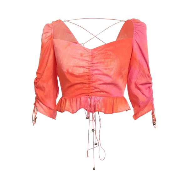 【送料無料】 ピンコ レディース Tシャツ トップス Tops Orange