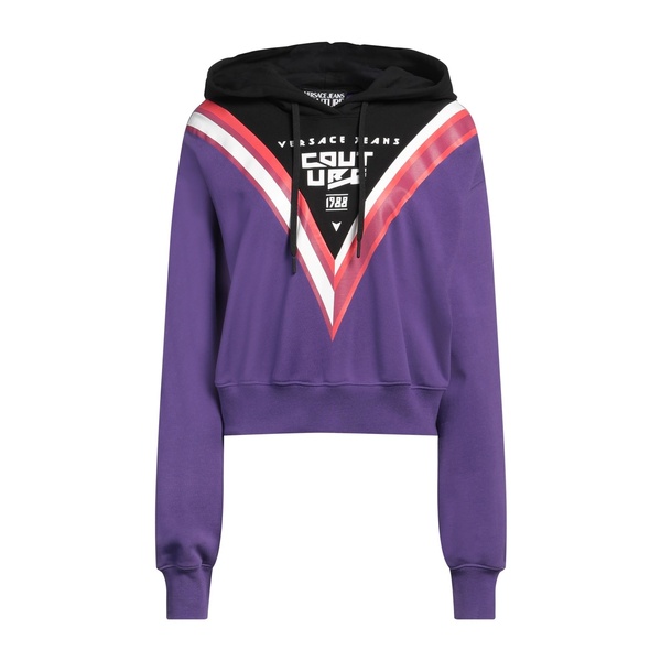 【貨物輸送無料】 呼びりん探し回る レディース パーカー・スウェットシャツ アウター Sweatshirts Purple