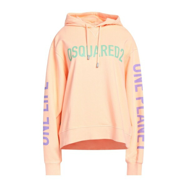 【送料無料】 ディースクエアード レディース パーカー・スウェットシャツ アウター Sweatshirts Pink