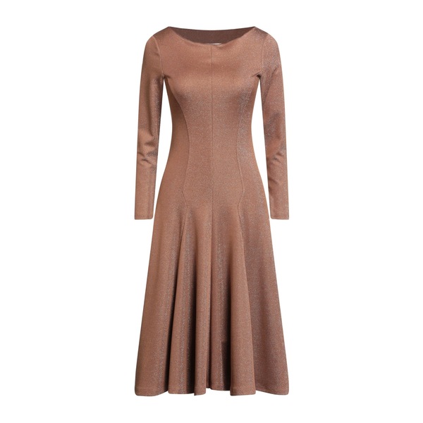 【貨物輸送無料】 コンパーニャ イタリアーナ レディース 衣装 トップス Midi dresses Brown