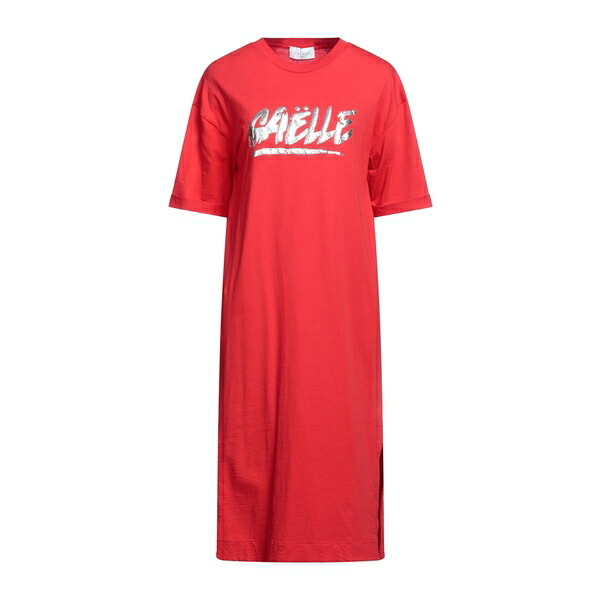 【送料無料】 ガレパリ レディース ワンピース トップス Midi dresses Red