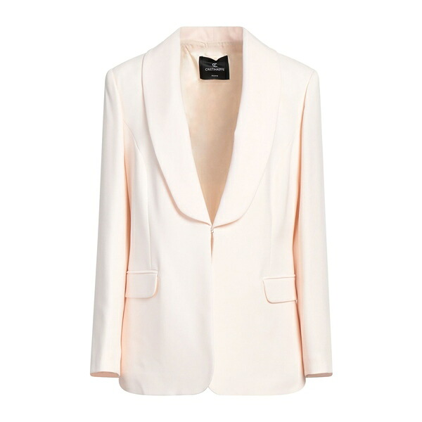 【送料無料】 クリスチーナエフェ レディース ジャケット&ブルゾン アウター Blazers White|asty