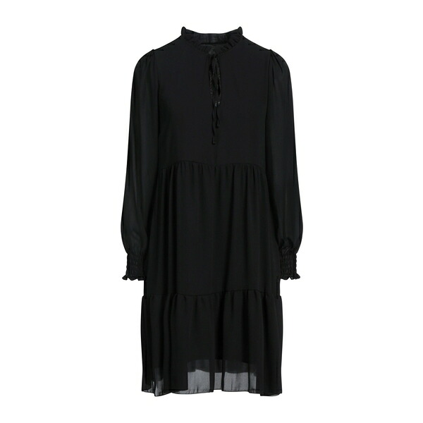 【送料無料】 ブティック デ ラ ファム レディース ワンピース トップス Mini dresses Black