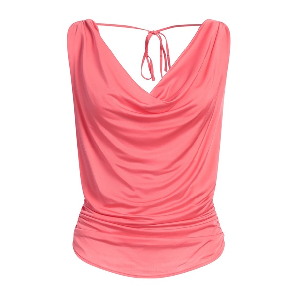 【送料無料】 アニエバイ レディース Tシャツ トップス Tops Orange|asty