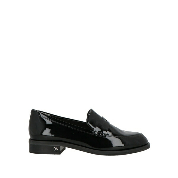 【送料無料】 スチュアート ワイツマン レディース スリッポン・ローファー シューズ Loafers Black|asty