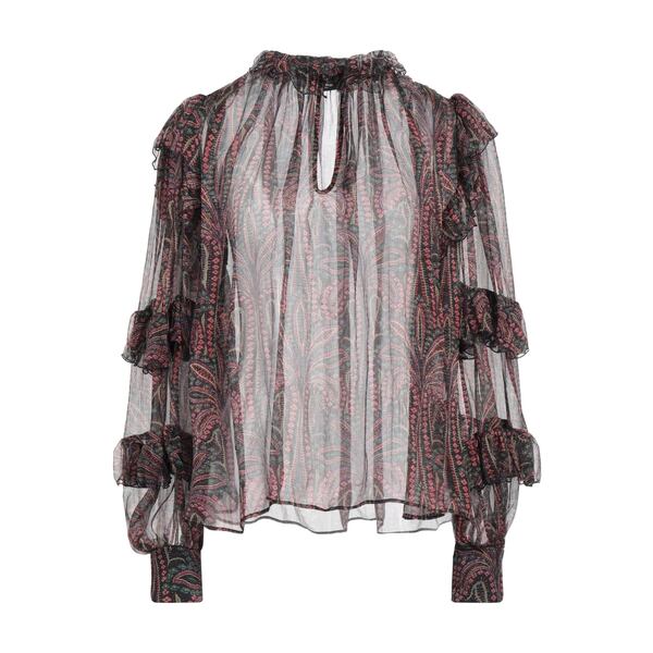 【送料無料】 エトロ レディース Tシャツ トップス Tops Black 138,400円