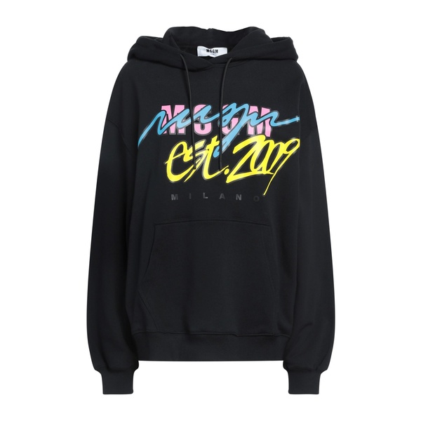 【送料無料】 エムエスジイエム レディース パーカー・スウェットシャツ アウター Sweatshirts Black