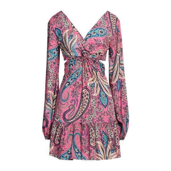 【送料無料】 アンジュナ レディース ワンピース トップス Mini dresses Pink