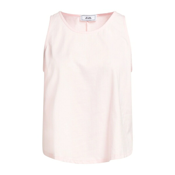 【送料無料】 ジジル レディース Tシャツ トップス Tank tops Pink|asty