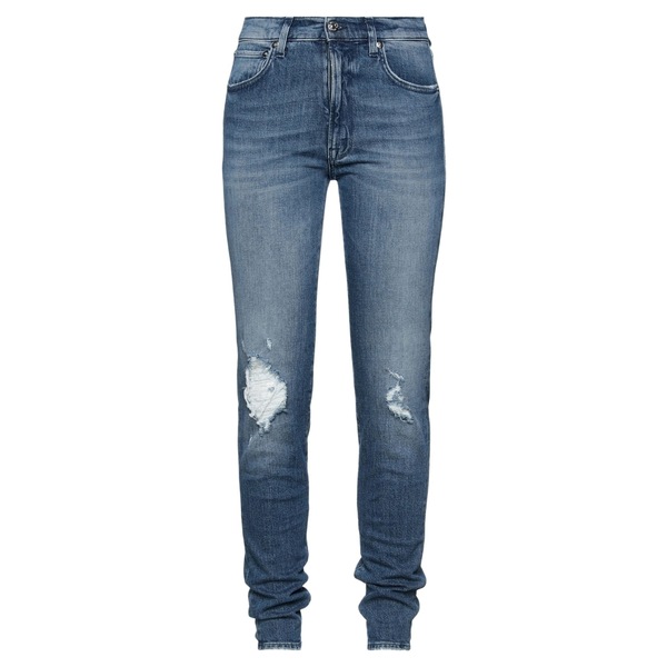 【送料無料】 プラス・ピープル レディース デニムパンツ ボトムス Jeans Blue｜asty