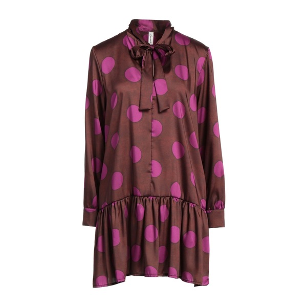 【貨物輸送無料】 スーベニアー レディース 衣装 トップス Mini dresses Brown